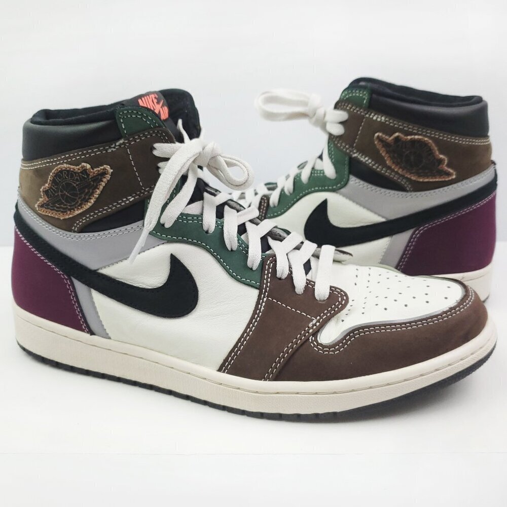 Nike Air Jordan 1 Retro High OG Hand Crafted Sneakers DH3097-001 Men's 12